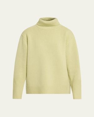 6397 Cashmere Turtleneck Sweater - Yellow