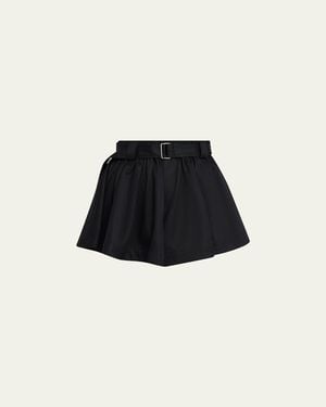 Sea Angelina A-Line Suiting Shorts - Black