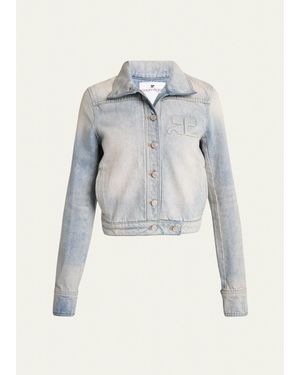 Courreges Reedition Denim Jacket - Blue