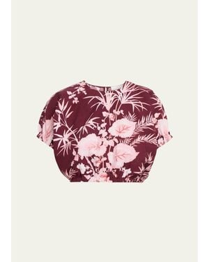 Cara Cara Bari Printed Top - Pink