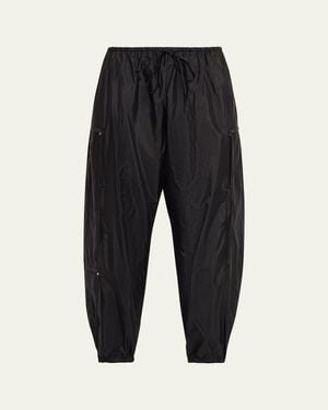 Brandon Maxwell Scout Drawstring Cargo Pants - Black