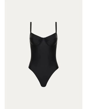 Matteau Balconette One-Piece Swimsuit - Black