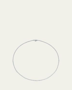 ONDYN Rainsun Tennis Necklace With Diamonds, 16"L - Natural