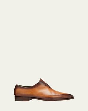 Berluti Alessandro Demesure Leather Oxfords - Brown