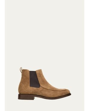 Church's Suede Chelsea Boots - Natural