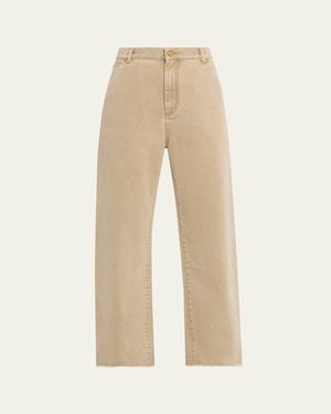 DARKPARK Sienna Loose Barrel Jeans - Natural