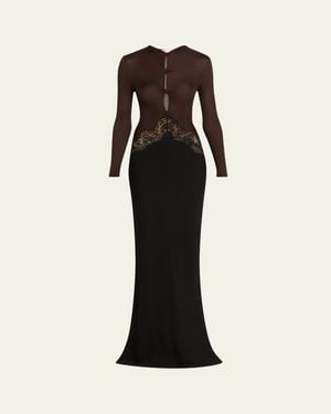 Designer Black Long Sleeve Cut Out Dresses for Women - Up to 83% off | Lyst  - Page 3