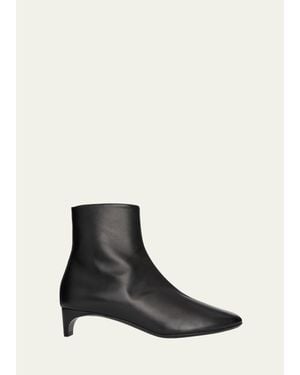 Pierre Hardy Claude Leather Kitten-Heel Ankle Boots - Black