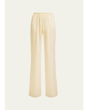 SER.O.YA Lillian Satin Pants - Natural