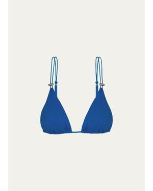 ViX Pixie Triangle Bikini Top - Blue