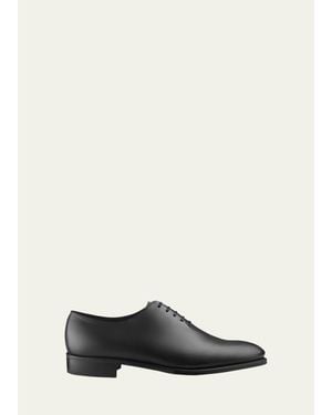 John Lobb Marldon Leather Oxfords - White