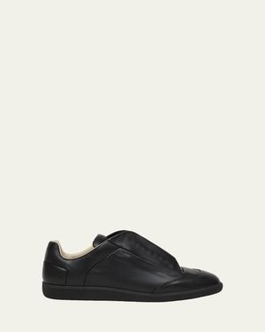 Maison Margiela Future Soft Calfskin Mid-Top Sneakers - Black
