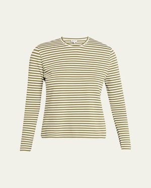 Kule The Modern Striped Long-Sleeve T-Shirt - Natural