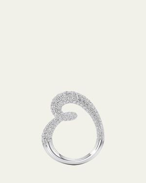 UNSAID Whirlwind Half Lab-Grown Diamond Pave Ring - Natural