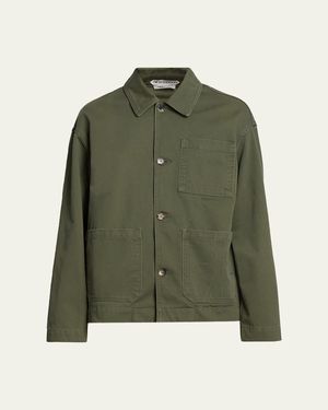 JW Anderson Patch-Pocket Blouson Jacket - Green