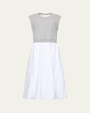 Cinq À Sept Susie Denim Sailor Shorts - White