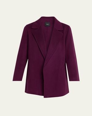 Theory Clairene Coat - Purple