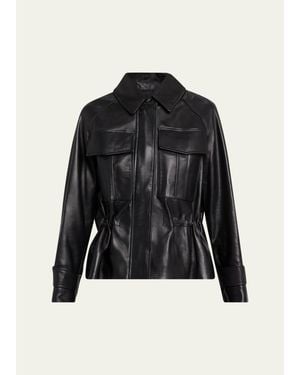 A.L.C. Maeve Lambskin Jacket - Black