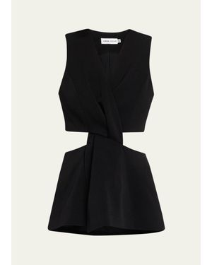 Anna Quan Sia Cut-Out Vest - Black