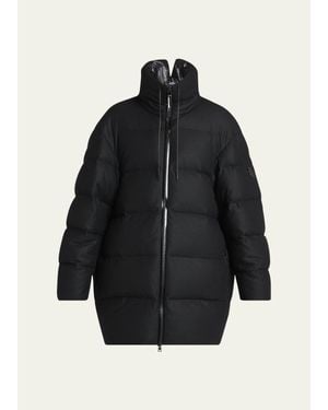 Moncler Genius X Ee72 By Edward Enninful Maarutha Long Down Jacket - Blue