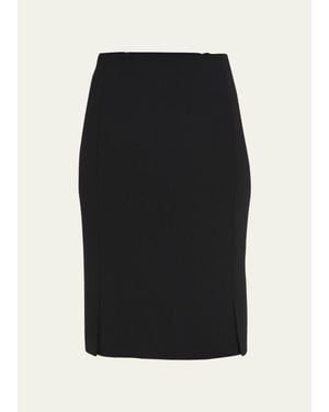 Akris Knee-Length Pencil Skirt - Black