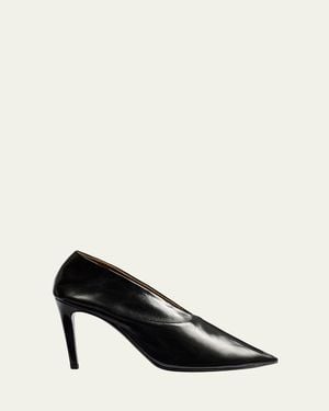 KHAITE 85Mm Miriam Leather Pumps - Black
