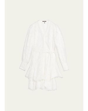Kobi Halperin Gillian Floral Lace Shirtdress - Natural