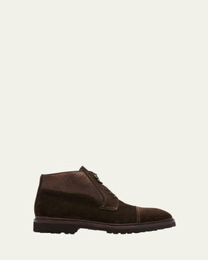 Bontoni Dotto Norwegian Ankle Boots - Brown