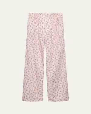 Prada Batista Flower Print Lounge Pants - Pink