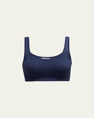 Hanro Touch Feeling Crop Top - Blue