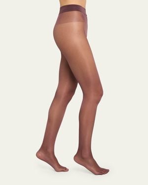 Wolford Satin Touch Sheer Tights - Natural