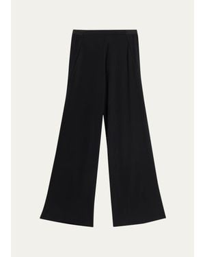 Christopher Esber Crepe Wide-Leg Pants - Black