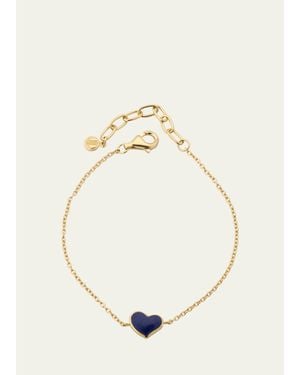 Jan Leslie Gemstone Heart Bracelet - Natural