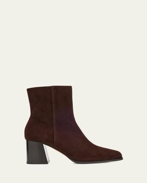 Jimmy Choo Linne Suede Ankle Booties - Brown