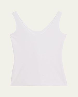 Commando Scoop-Neck Cotton Tank Top - White