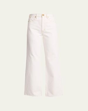 SLVRLAKE Denim Grace Soft Cotton Pants - White