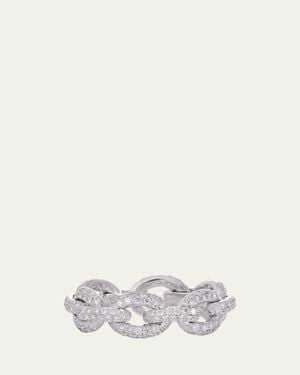 Sidney Garber 18K Oval Link Ring - Natural