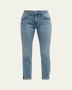 Rag & Bone Dre Low-Rise Slim Boyfriend Jeans - Blue