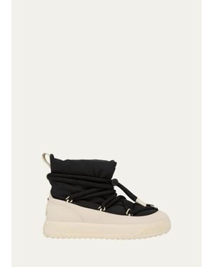 Moncler Altive Mid Snow Boots - White