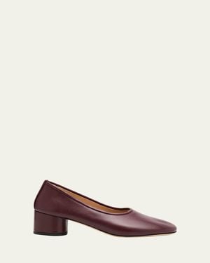 Dear Frances Balla Leather Pumps - Brown