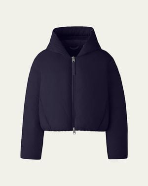 Canada Goose Elba Hooded Down Puffer Jacket - Blue