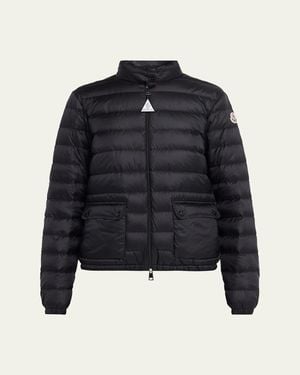 Moncler Lans Packable Short Down Jacket - Blue