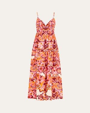 Cara Cara Rue Fit-&-Flare Maxi Dress - White