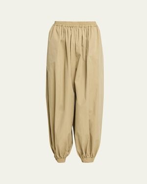 Ronny Kobo Kalani Cotton-Blend Harem Pants - Natural