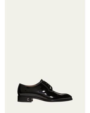 Christian Louboutin Chambeliss Patent-Sole Oxfords - White