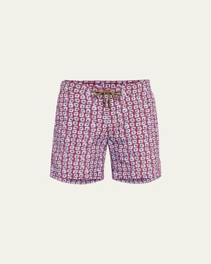 Charvet x Thorsun Shagreen Swim Shorts - Pink