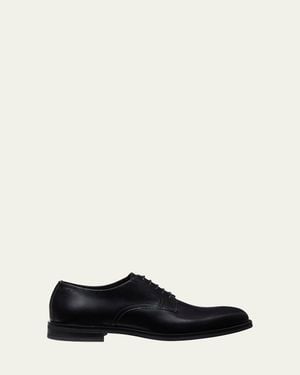 Stuart Weitzman Club Calfskin Classic Derby Loafers - White