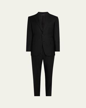 Brioni Brunico Essential Virgin Wool Two-Piece Suit - Black