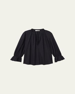 FRAME The Poet Blouse - Blue