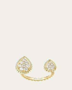 Boucheron Serpent Boheme Diamond 2-Motif Ring - Natural